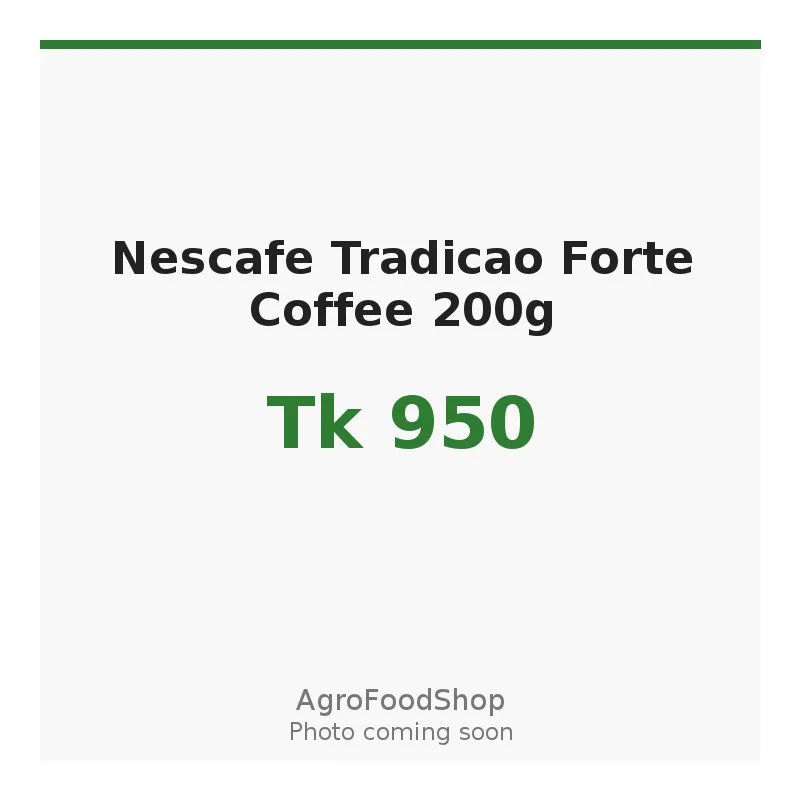 Nescafe Tradicao Forte Coffee 200g
