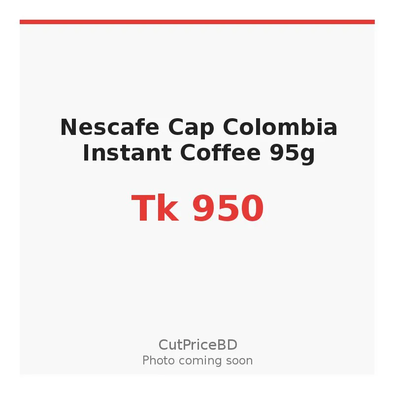 Nescafe Cap Colombia Instant Coffee 95g