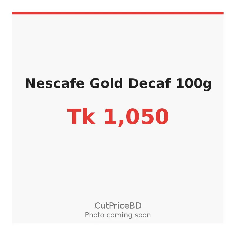 Nescafe Gold Decaf 100g