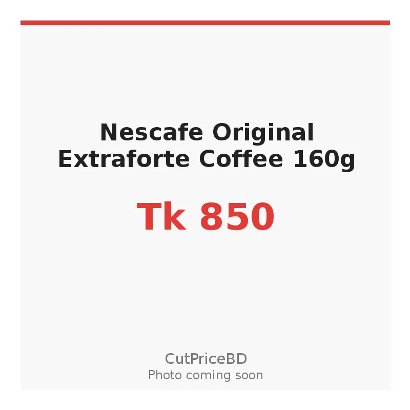 Nescafe Original Extraforte Coffee 160g
