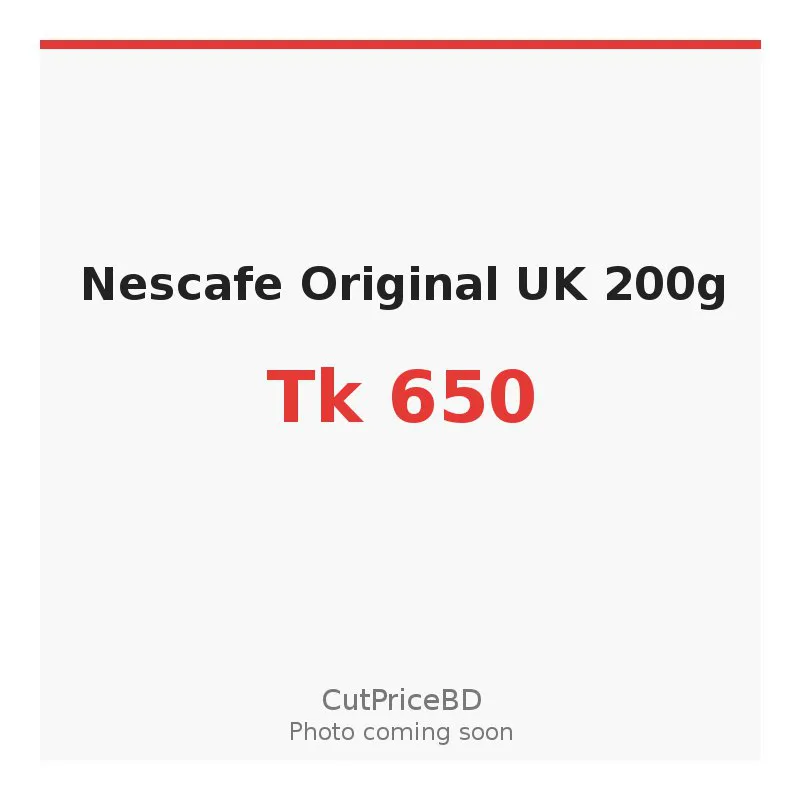 Nescafe Original UK 200g