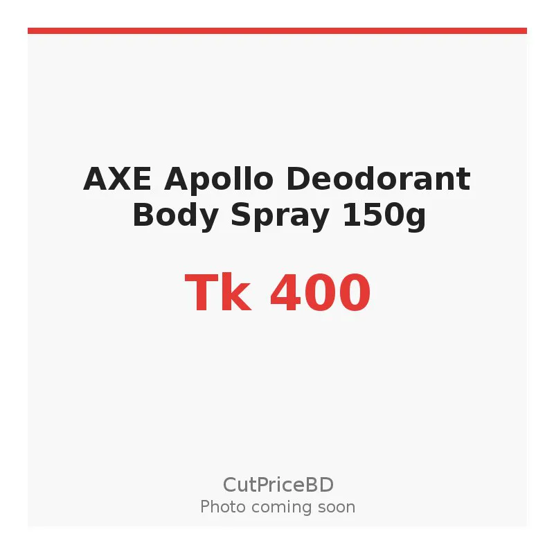 AXE Apollo Deodorant Body Spray 150g