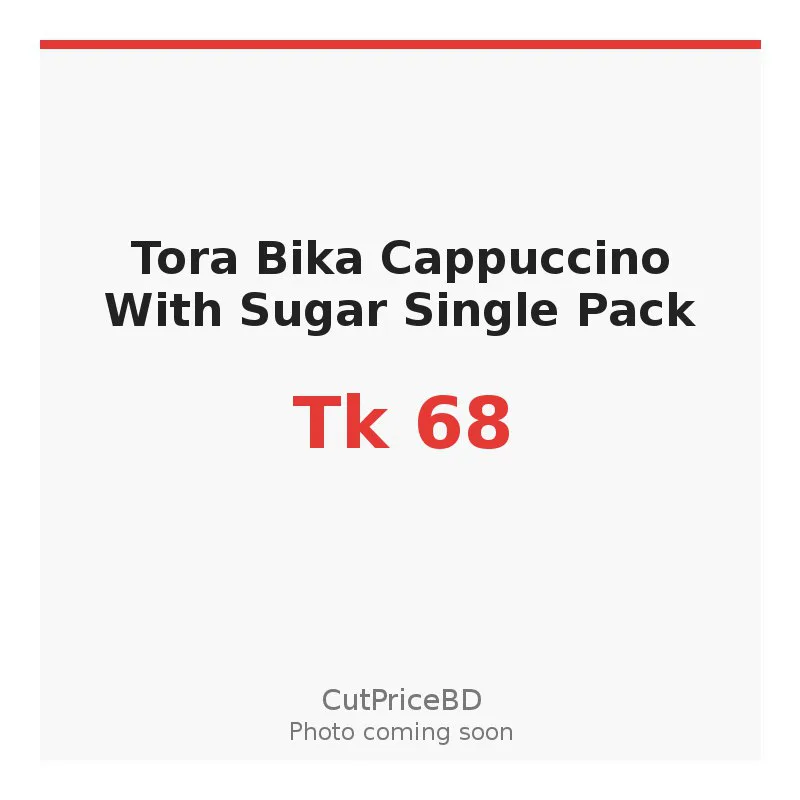 Tora Bika Cappuccino With Sugar Single Pack