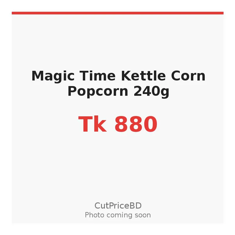 Magic Time Kettle Corn Popcorn 240g