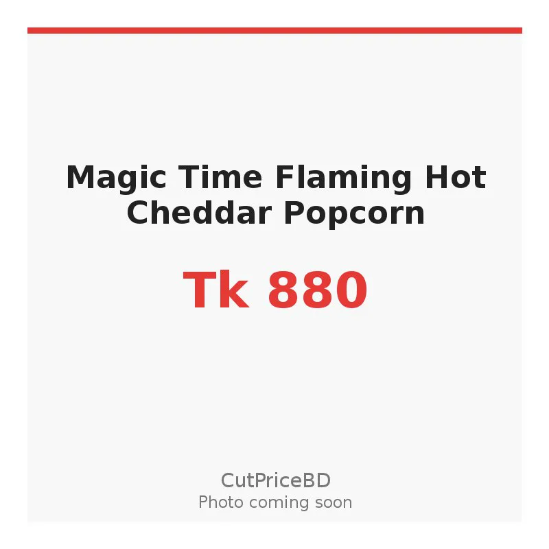 Magic Time Flaming Hot Cheddar Popcorn