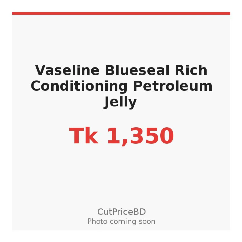 Vaseline Blueseal Rich Conditioning Petroleum Jelly