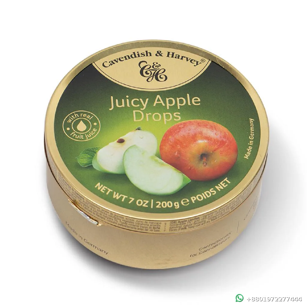 Cavendish and Harvey Juicy Apple Drops 200g