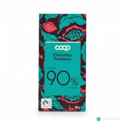 Coop Cioccolato Fondente 90% Cacao Dark Chocolate 100g
