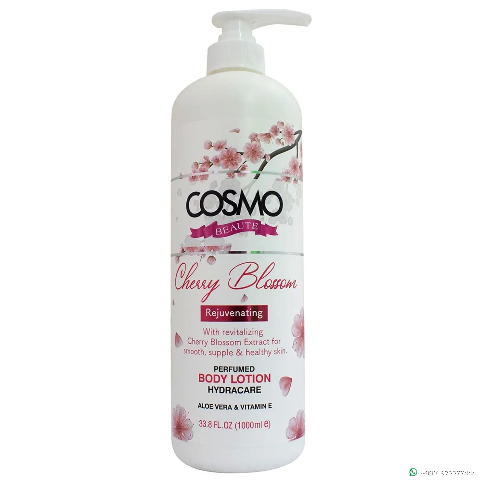 Cosmo Beaute Cherry Blossom Perfumed Body Lotion 1000ml