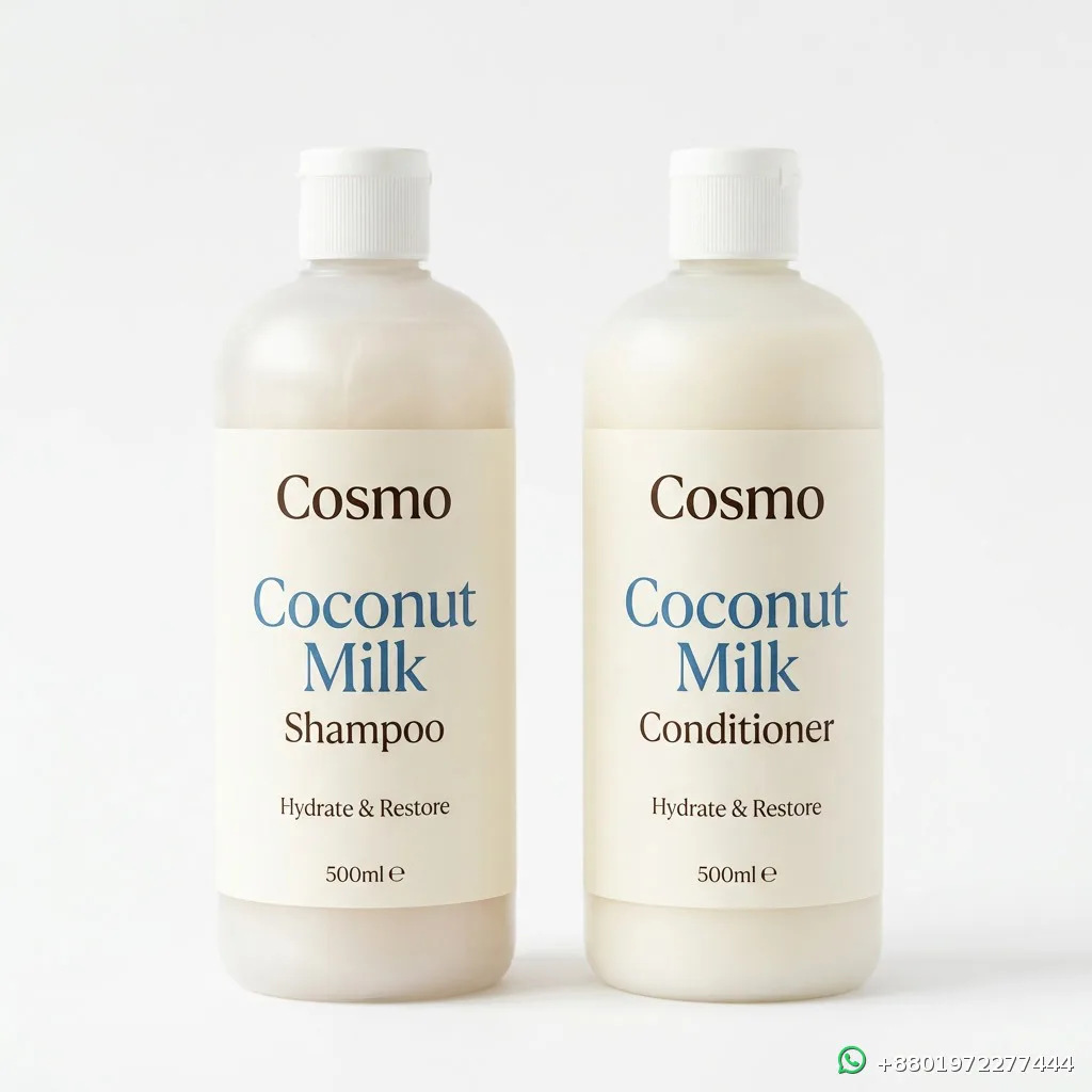 Cosmo Coconut Milk Conditioner and Shampoo Combo 500ml+500ml