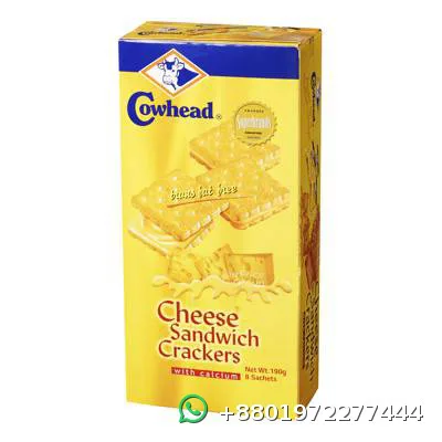 Cowhead Cheese Sandwich Crackers with Calcium 190g