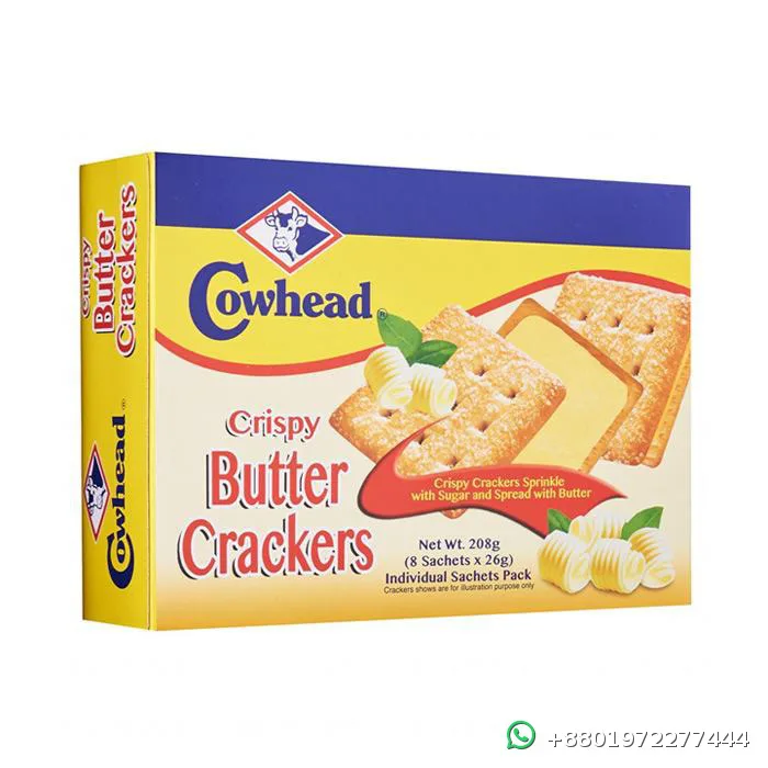 Cowhead Crispy Butter Crackers 208g