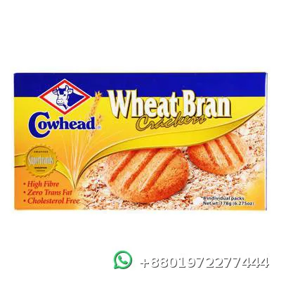 Cowhead Wheat Bran Crackers 178g