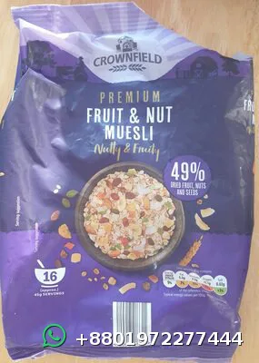 Crownfield Fruit and Nut Muesli 750g