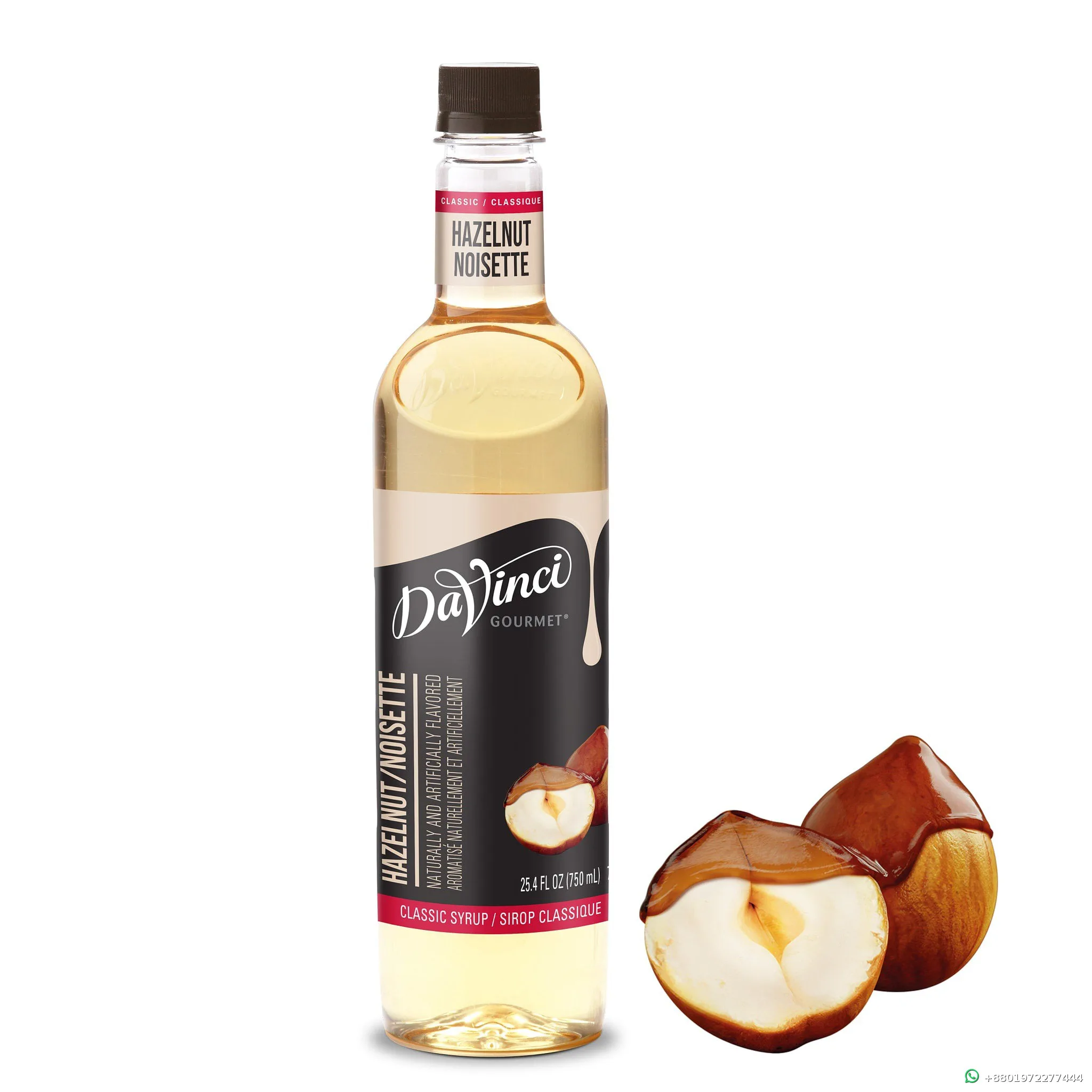DaVinci Gourmet Hazelnut Flavored Syrup