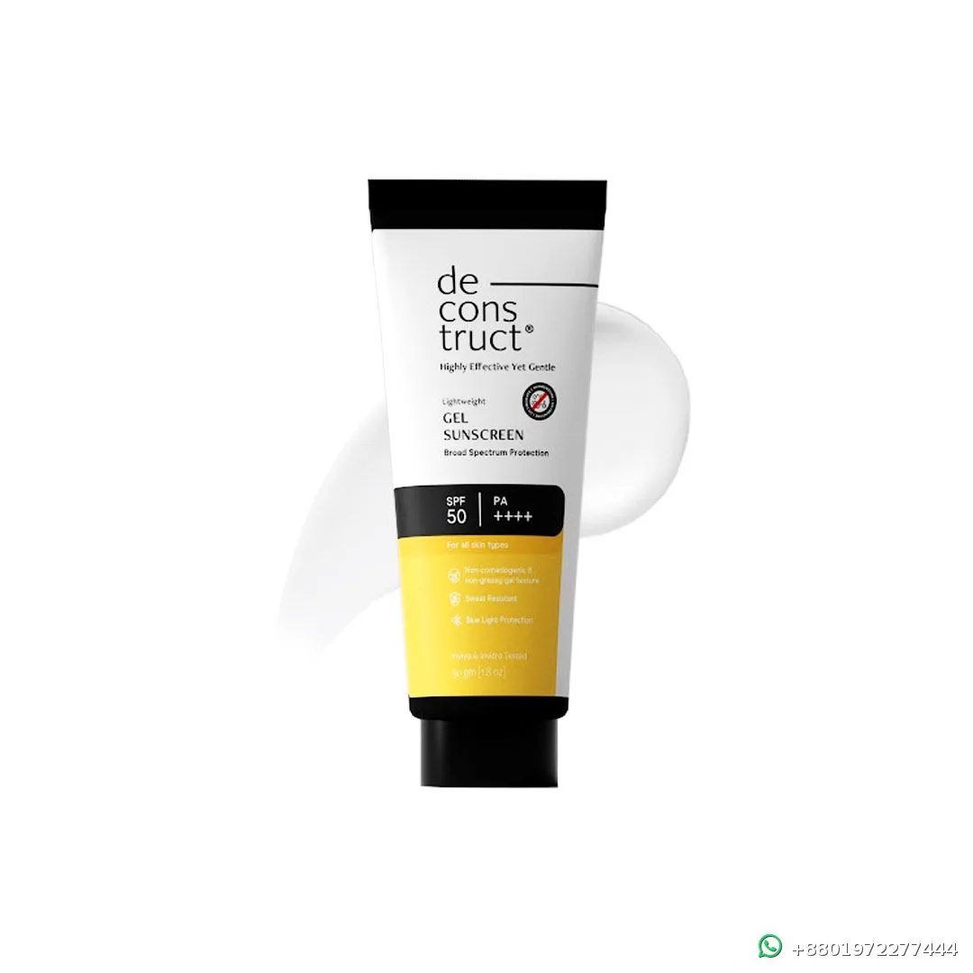 Deconstruct Highly Effective Lightweight Gel Sunscreen SPF 55+ PA+++ 50g