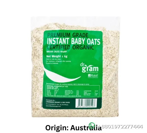 Dr Gram Premium Grade Instant Baby Oats 1kg