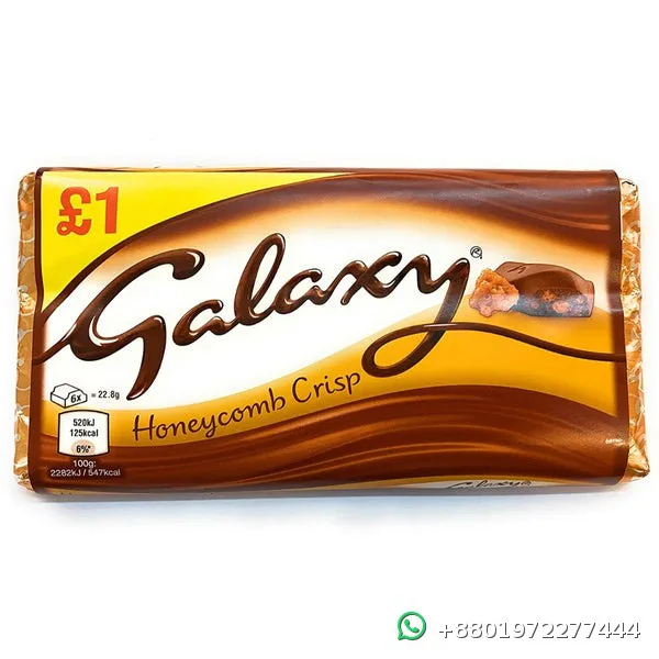 Galaxy Honeycomb Crisp Chocolate Bar 114g