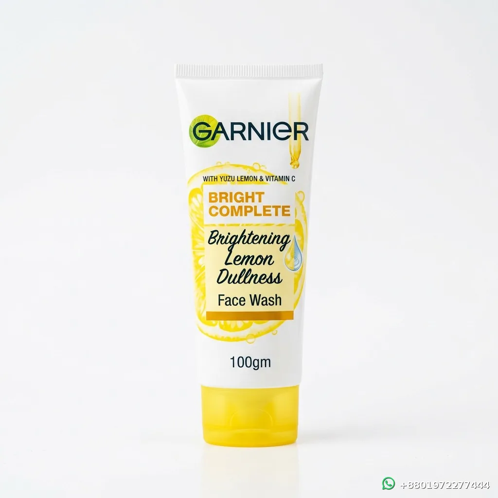 Garnier Bright Complete Brightening Lemon Dullness Face Wash