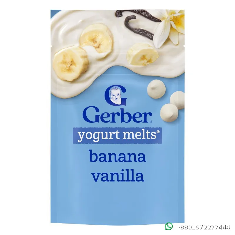 Gerber Yogurt Melts Banana Vanilla 28g