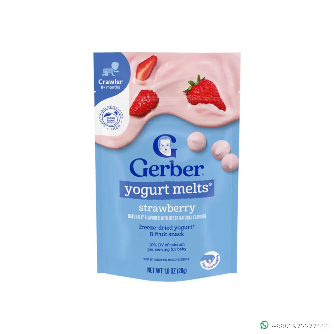 Gerber Yogurt Melts Strawberry 28G