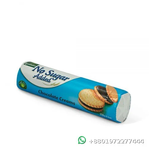 Gullon No Sugar Added Chocolate Creams 250g
