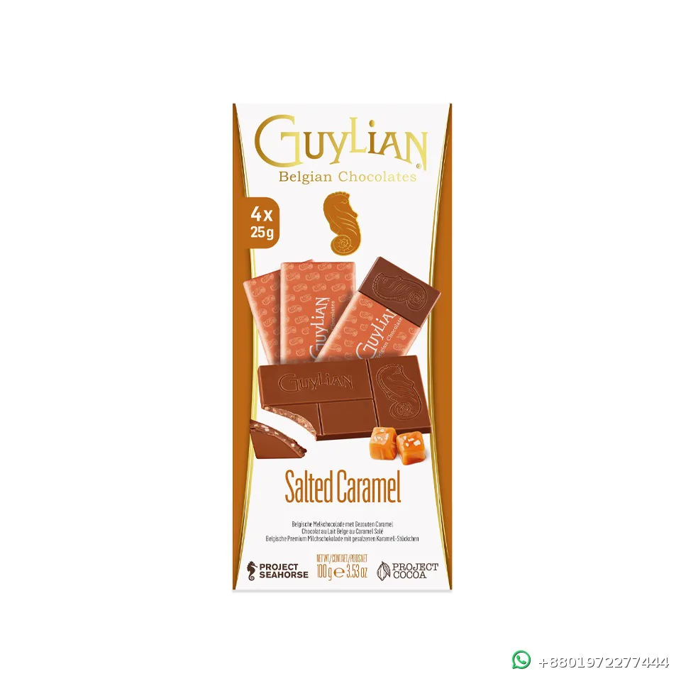 Guylian Salted Caramel Chocolate Bar 100g