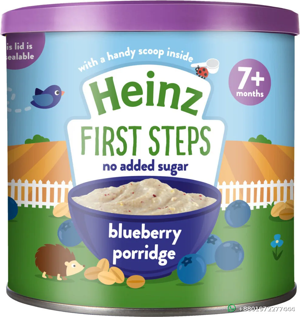 Heinz First Steps Blueberry Porridge Breakfast 240g