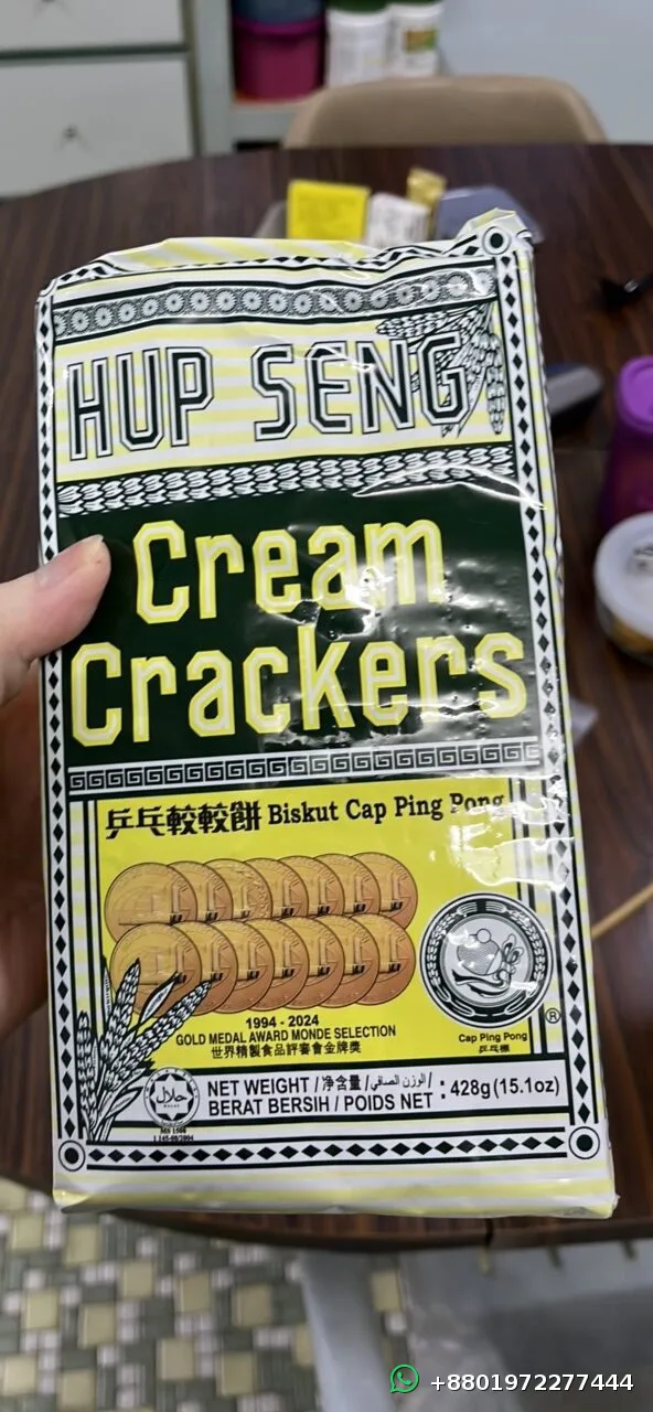 Hup Seng Cream Crackers 428g
