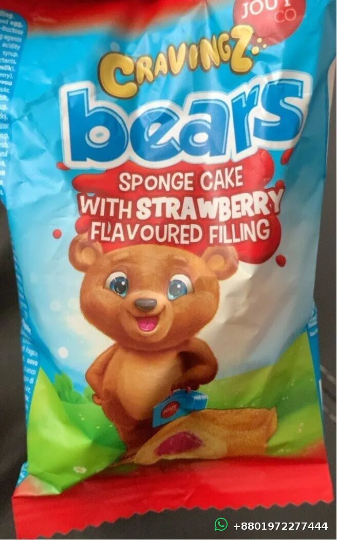 Jouy & Co Cravingz Bears Strawberry Flavor Filling