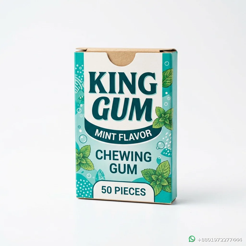 King Gum Mint Flavor Chewing Gum 50 Pieces
