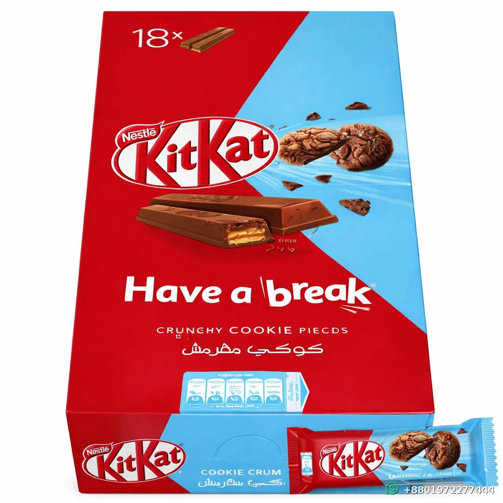 KitKat Cookie Crumble Two Fingers 18pcs