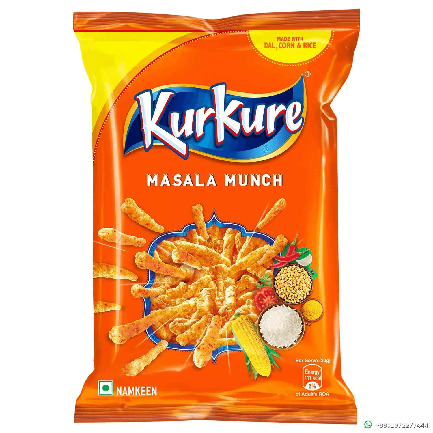 KurKure Masala Munch 78 gm Each 3 pcs