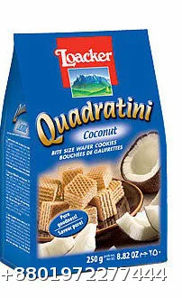 Loacker Quadratini Coconut Wafer 250g