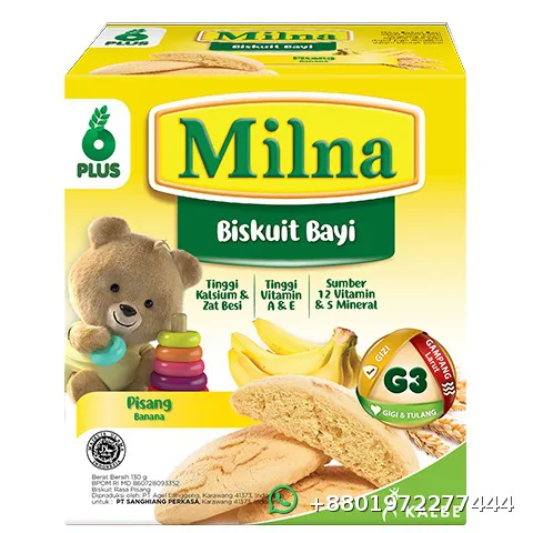 Milna Biskut Rusk Banana 130g