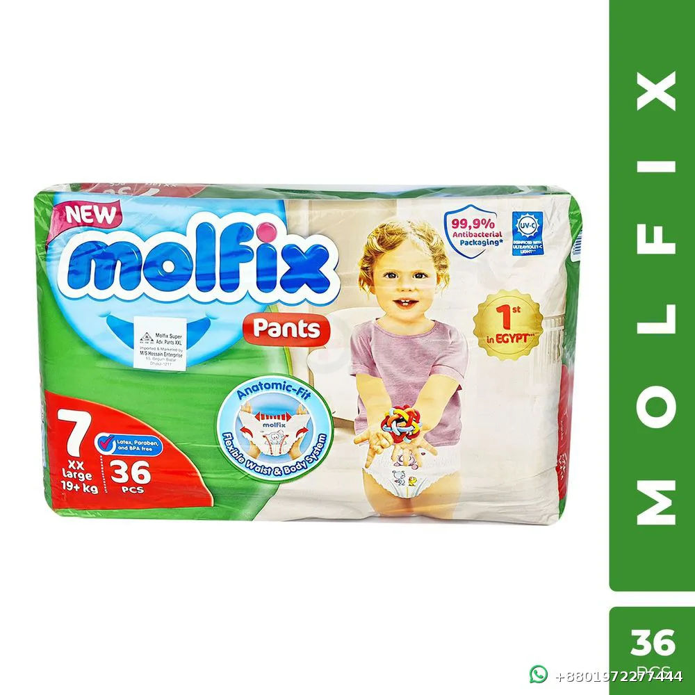 Molfix Pants Size 7 36pcs
