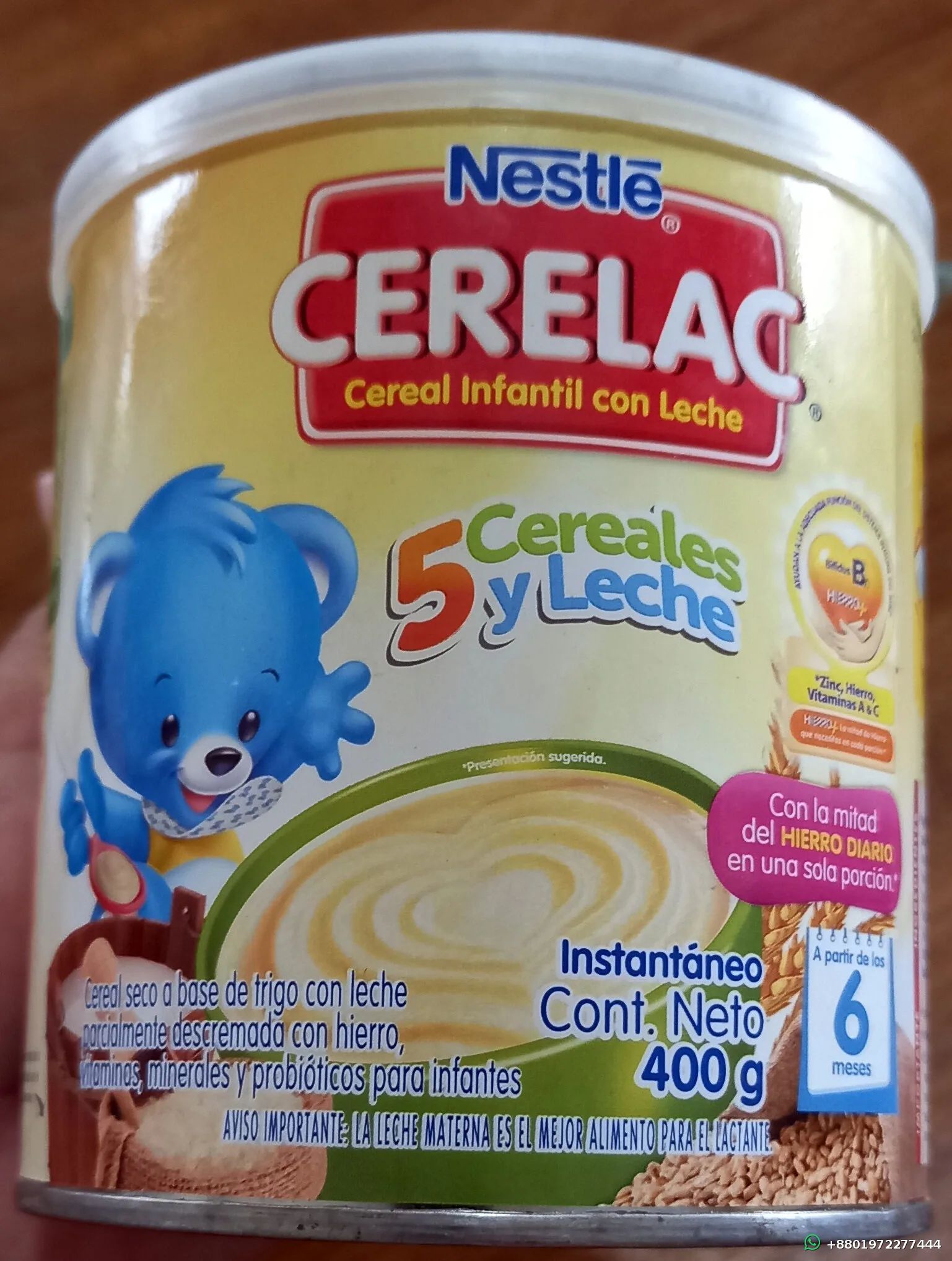 Nestle Cerelac 5 Cereals with Milk 400g
