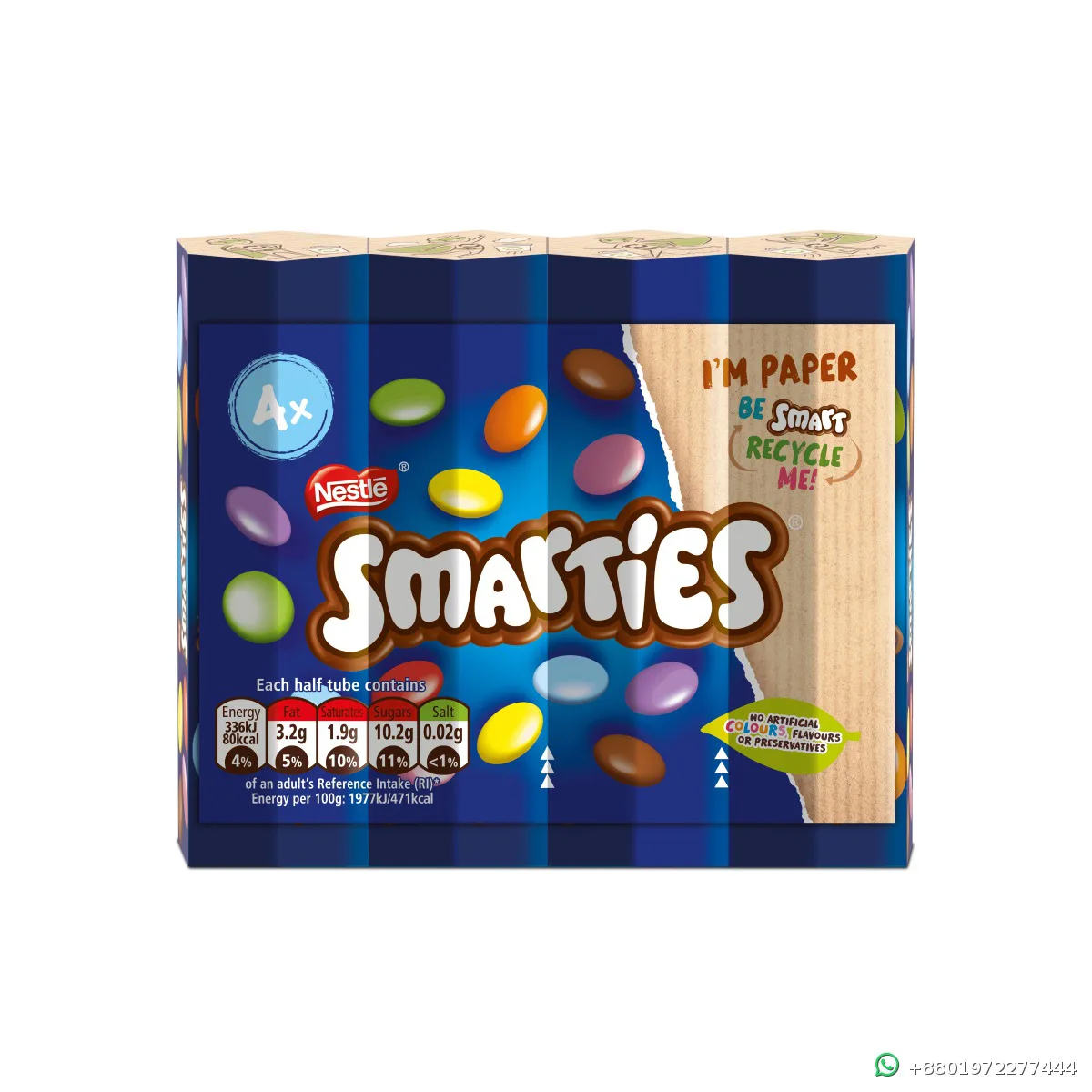 Nestle Smarties 4x Pack 136g