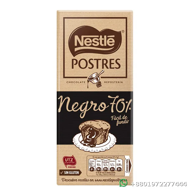Nestle Sobremesas Postres Negro 70%