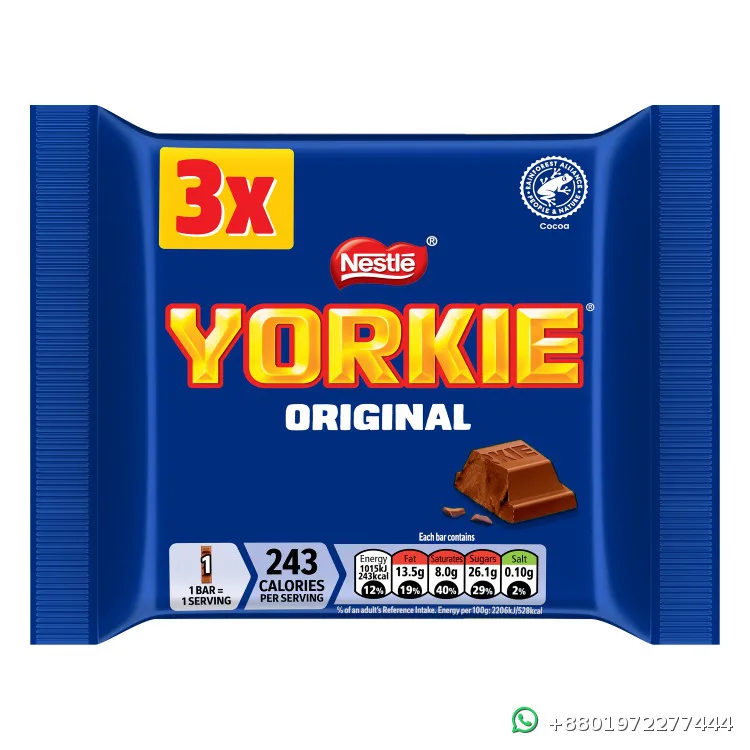 Nestle Yorkie Original 3 Bars Pack 138g