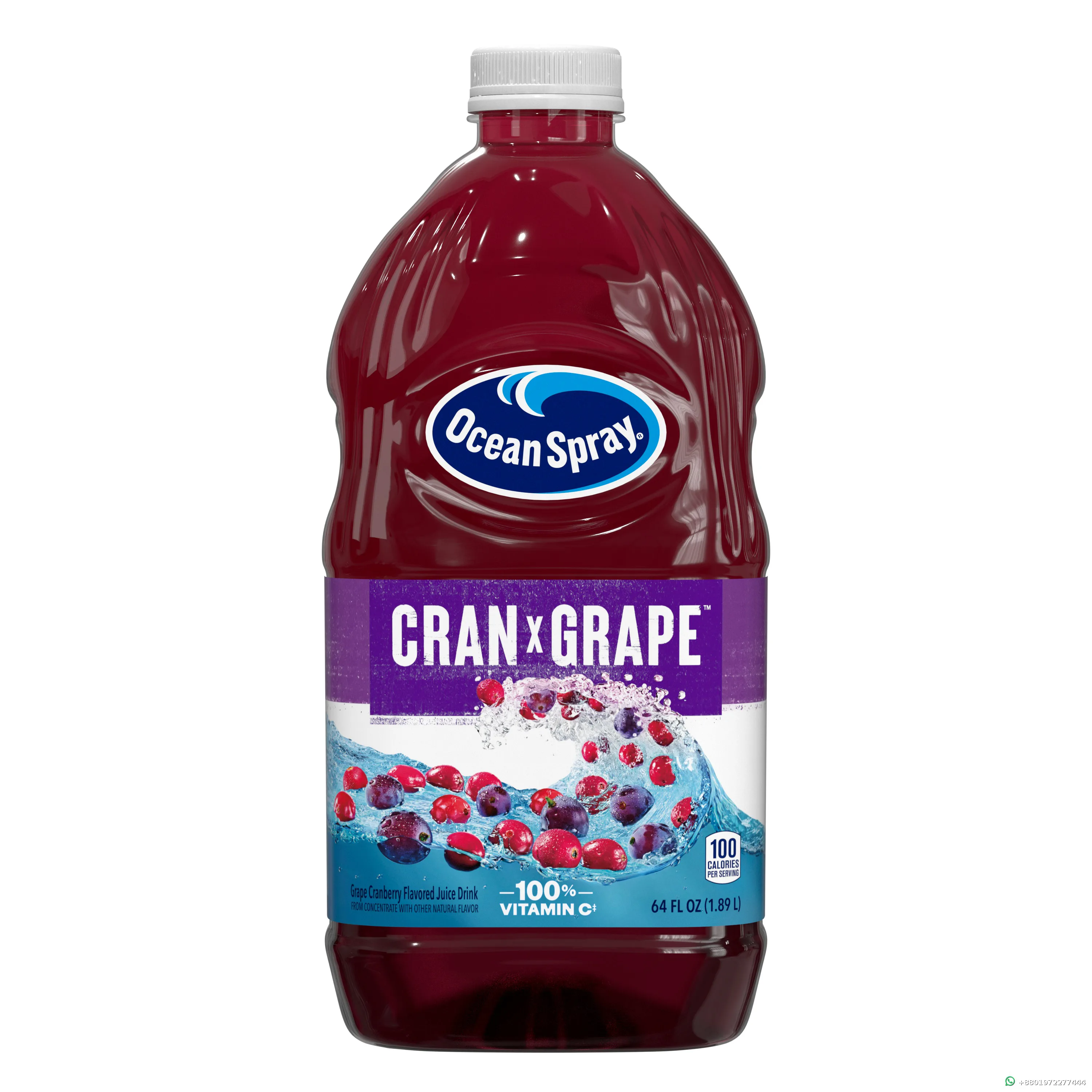 Ocean Spray Cran Grape Juice Drink 1.89L