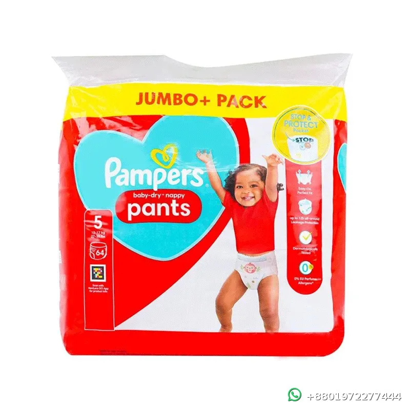 Pampers Baby Dry Nappy Pants Size 5