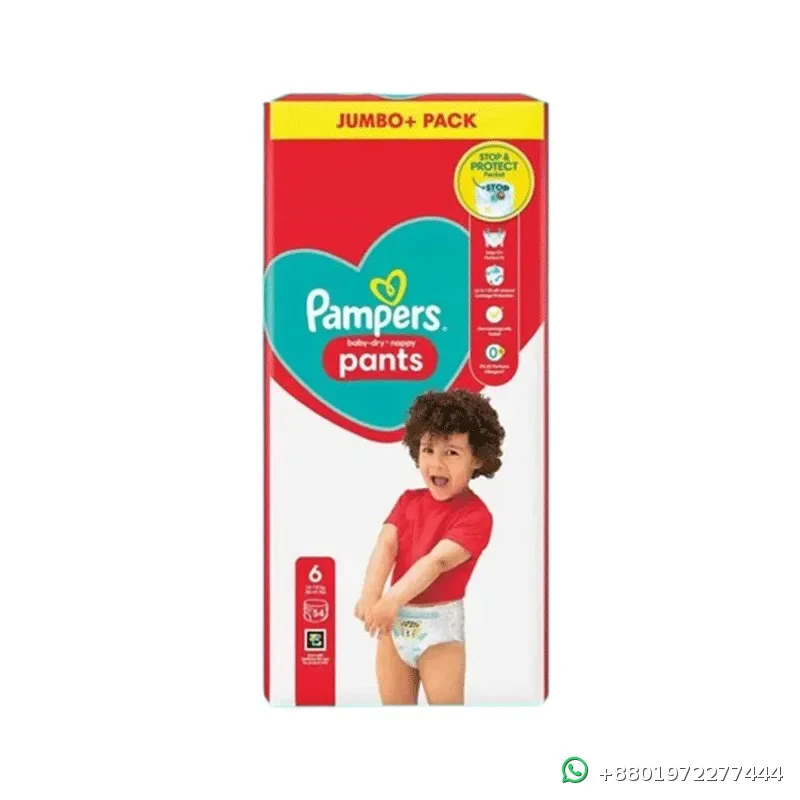 Pampers Baby Dry Nappy Pants Size 6