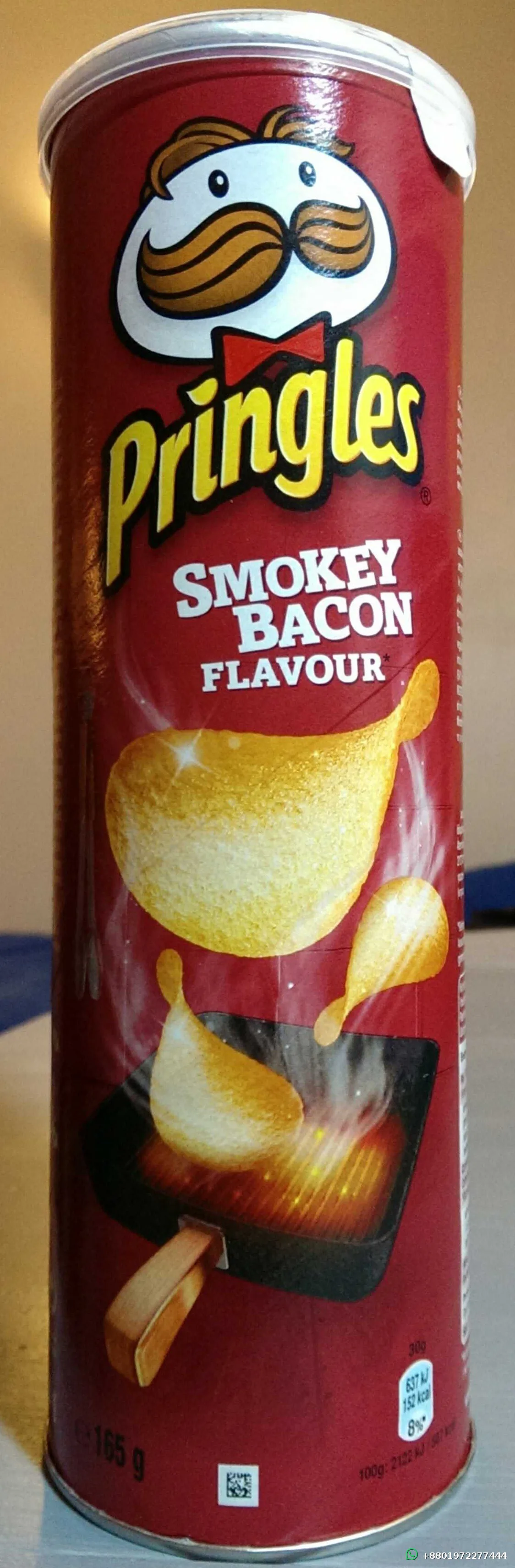 Pringles Bacon Flavor Potato Chips 168g
