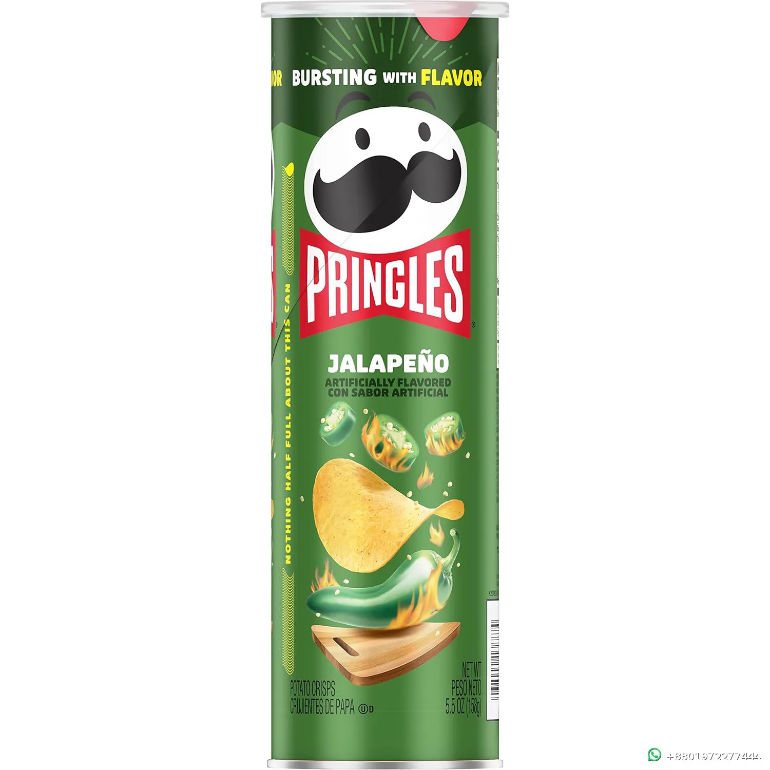 Pringles Jalapeno 158g