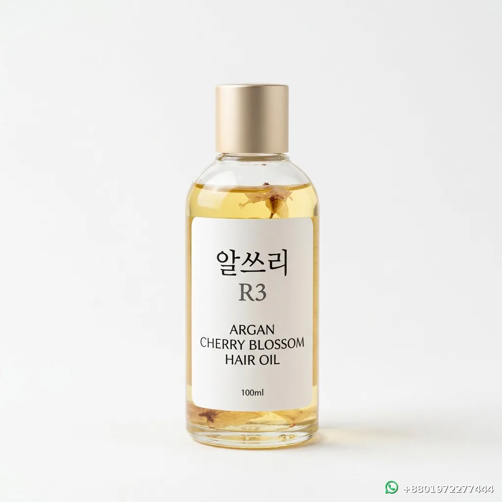 R3 Argan Cherry Blossom Hair Oil 100ml