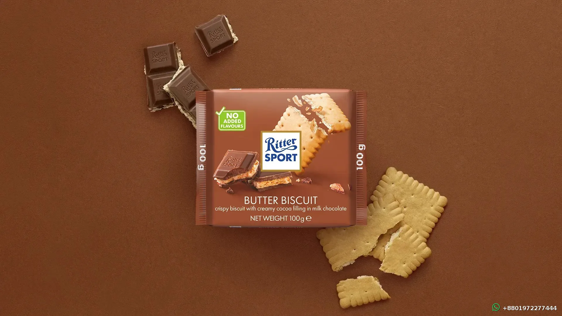 Ritter Sport Butter Biscuit 100g