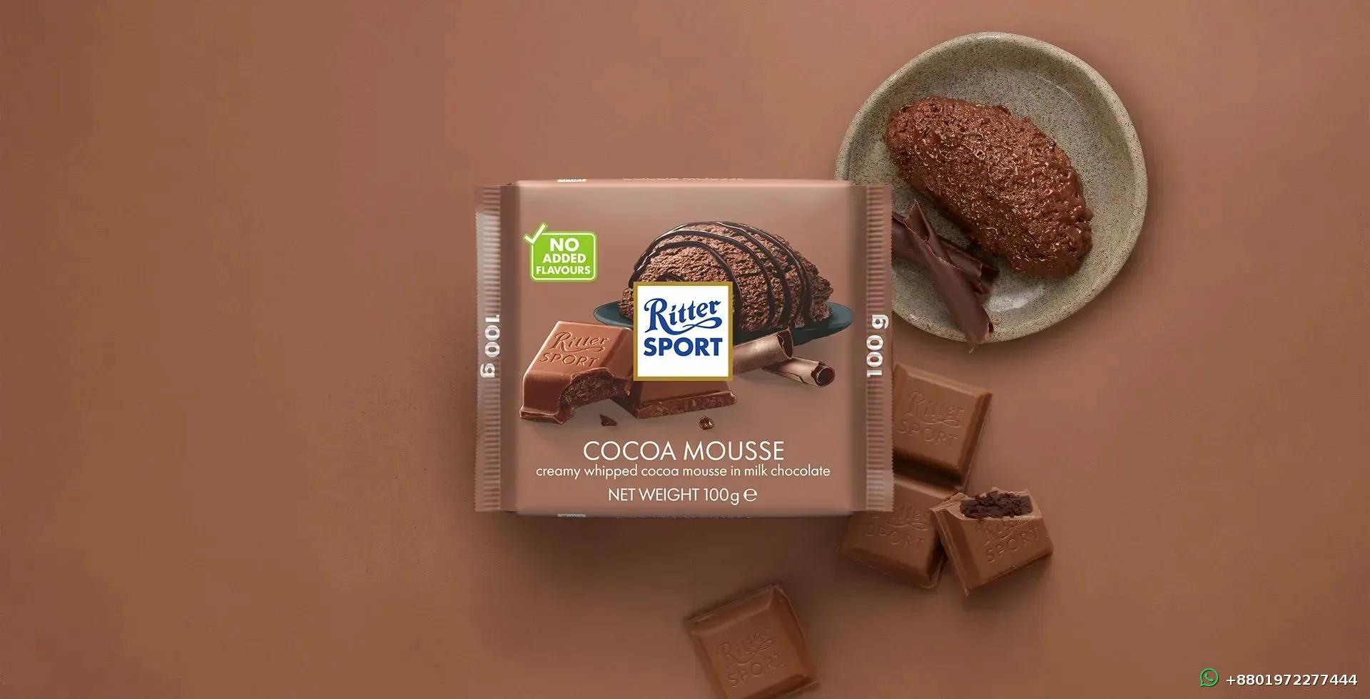 Ritter Sport Cocoa Mousse 100g