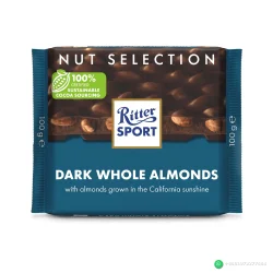 Ritter Sport Dark Whole Almonds 100g