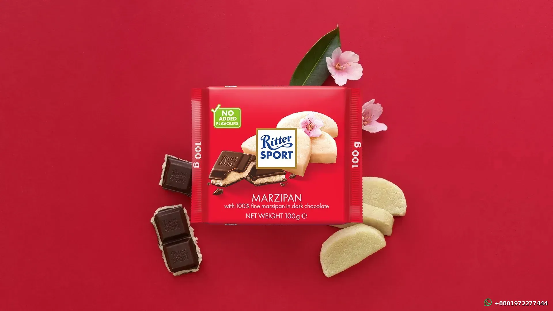 Ritter Sport Marzipan 100g
